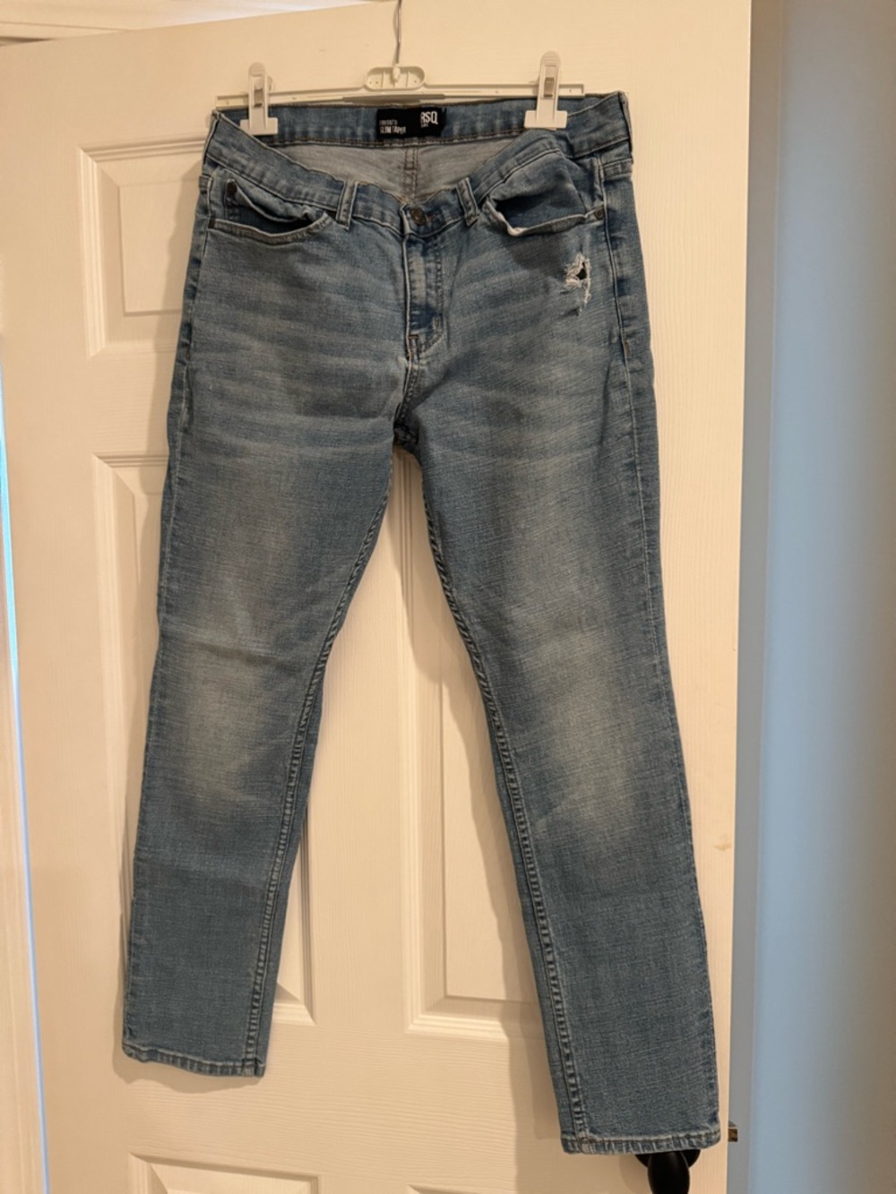 RSQ Toronto Slim Taper Jeans - Light Blue Denim
